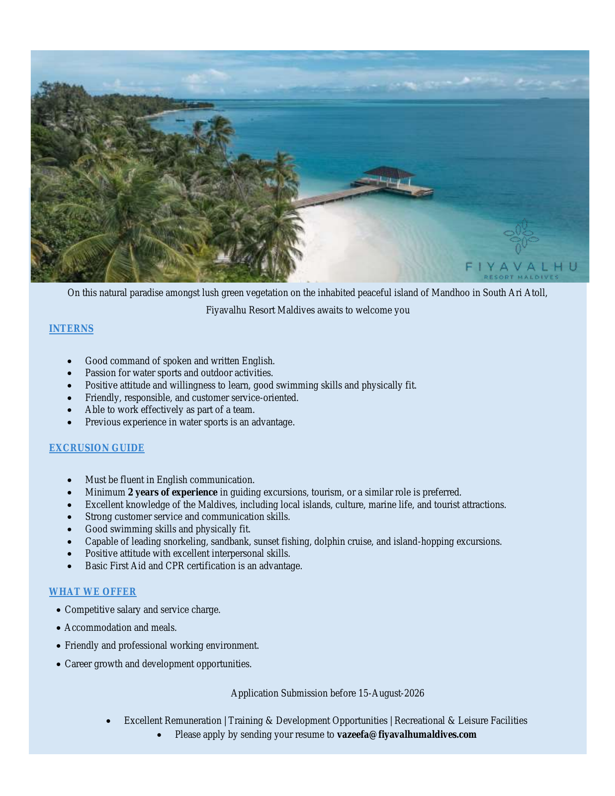 Оригинал объявления из источника job-maldives.com, страница 1