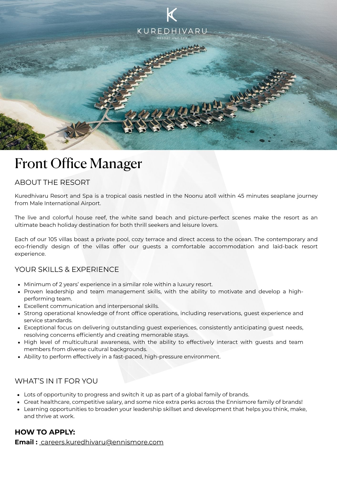 Оригинал объявления из источника job-maldives.com