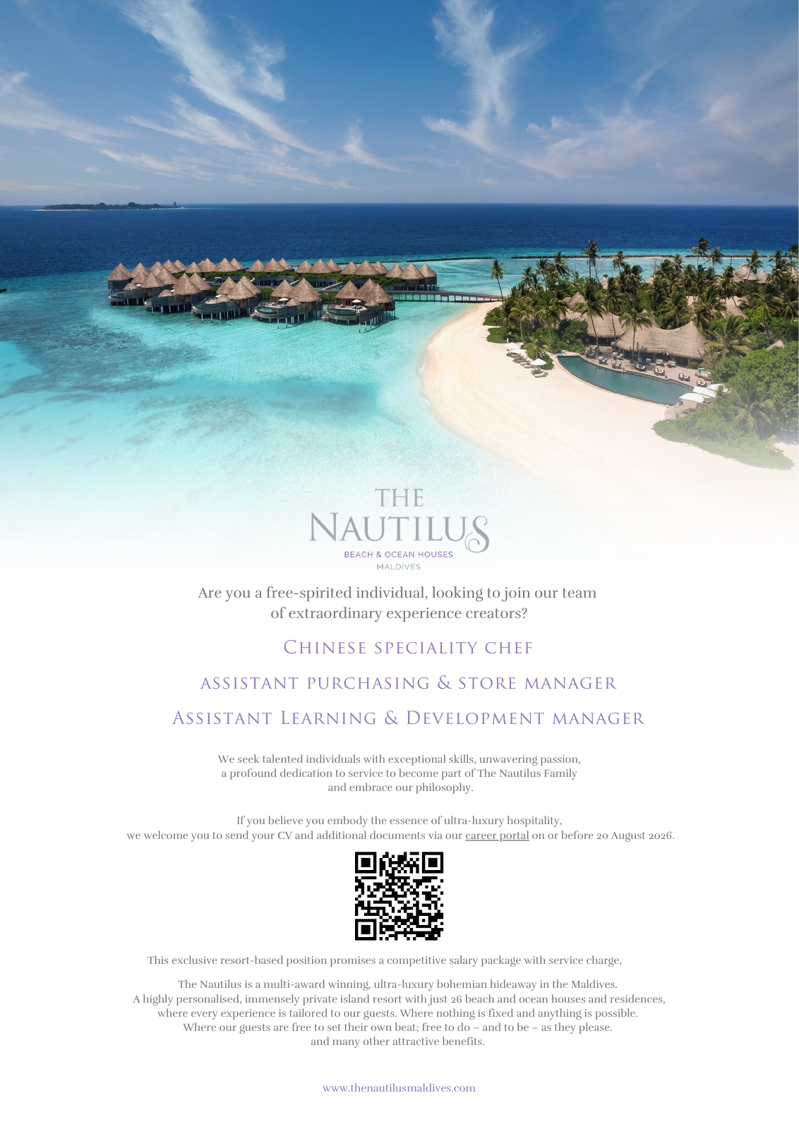 Оригинал объявления из источника job-maldives.com, страница 1