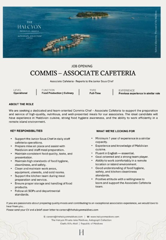 Оригинал объявления из источника t.me/jobmaldivess