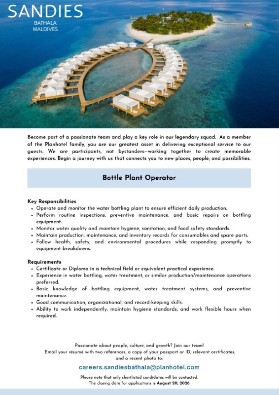 Оригинал объявления из источника t.me/jobmaldivess