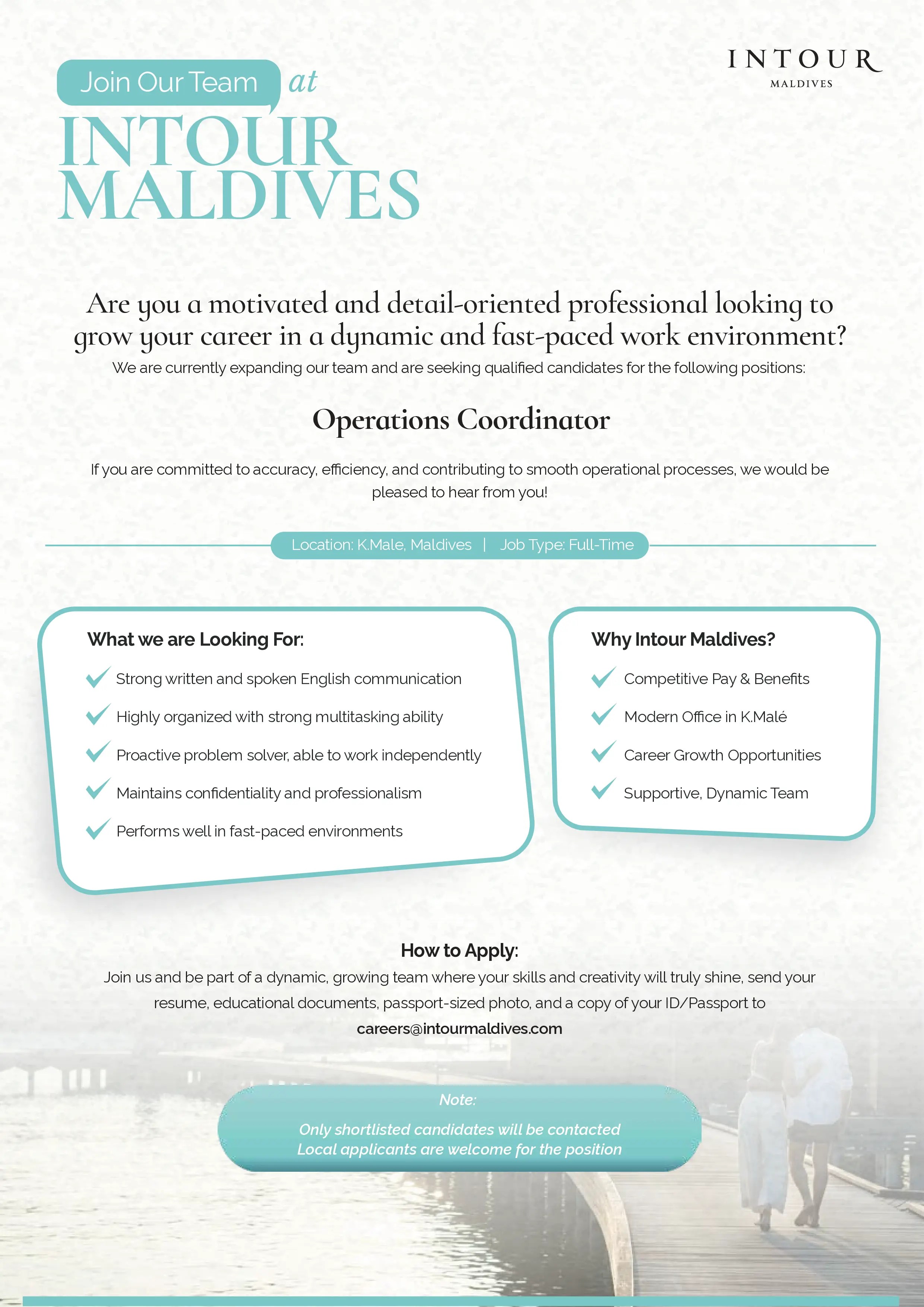 Оригинал объявления из источника job-maldives.com