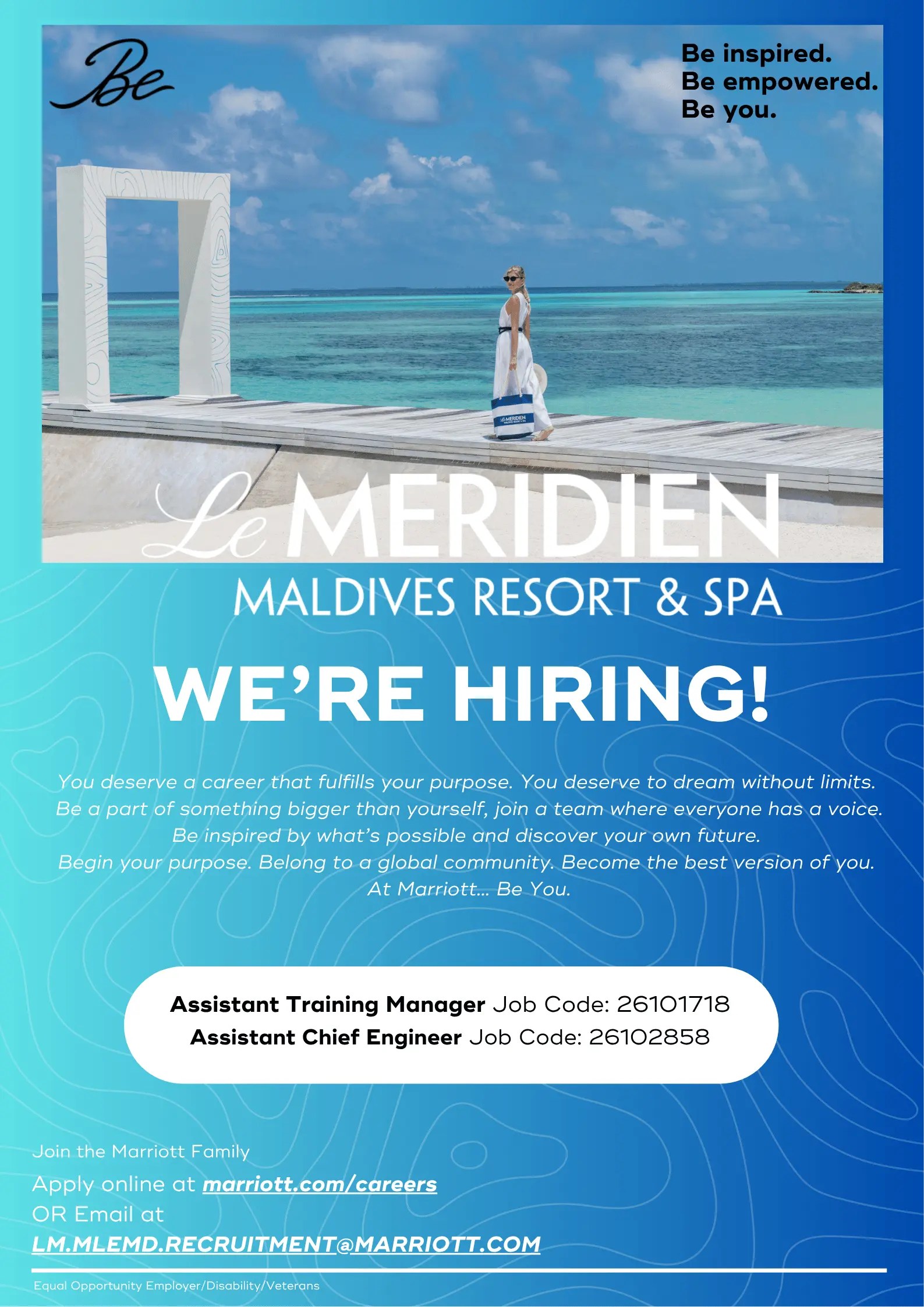 Оригинал объявления из источника job-maldives.com
