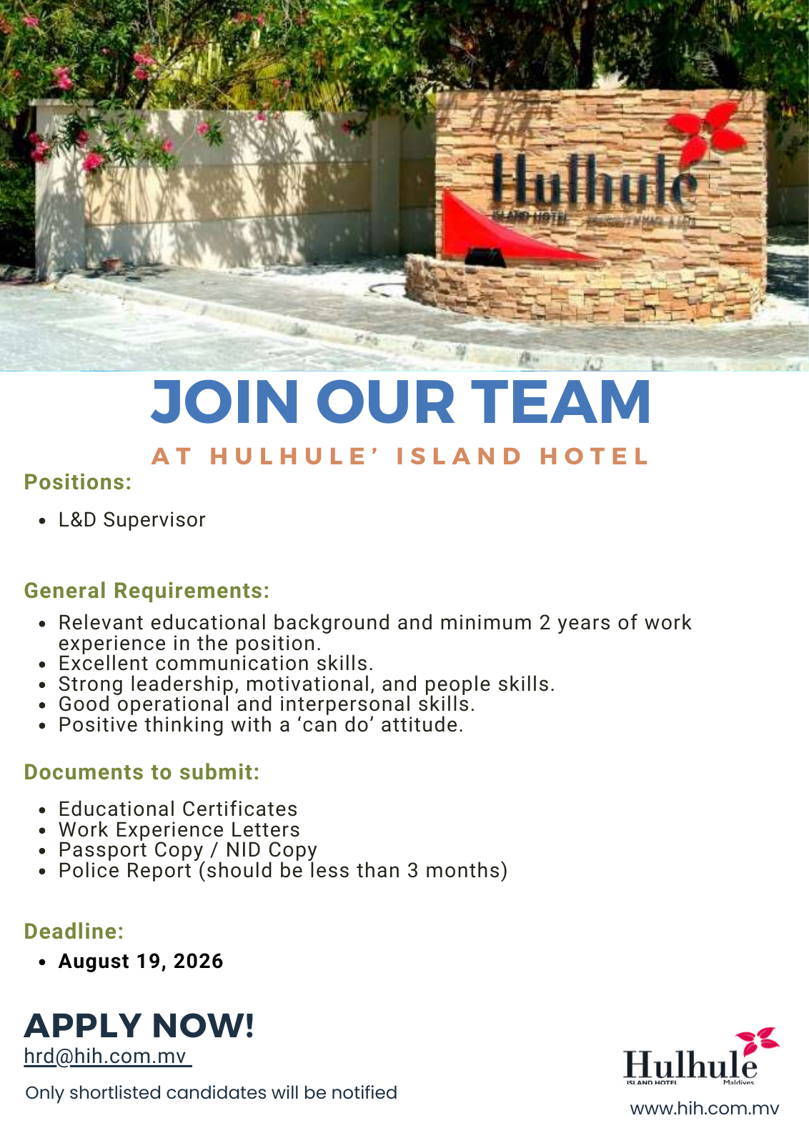 Оригинал объявления из источника job-maldives.com, страница 1