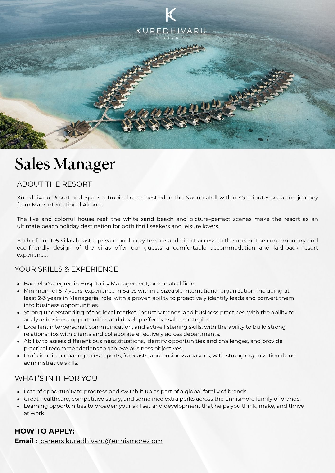 Оригинал объявления из источника job-maldives.com