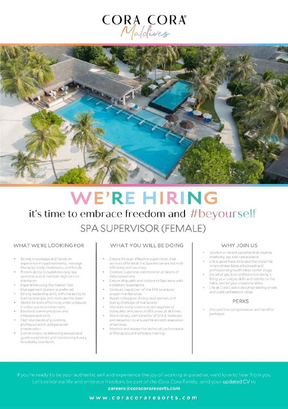 Оригинал объявления из источника t.me/jobmaldivess