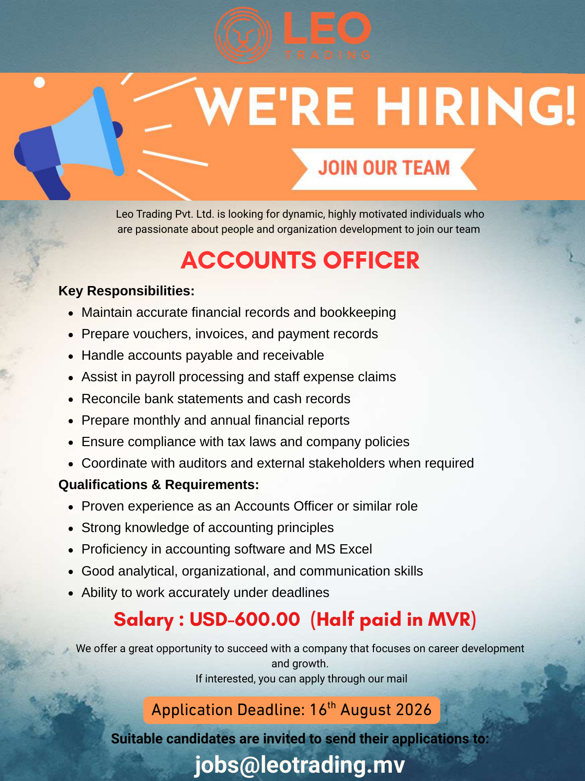 Оригинал объявления из источника job-maldives.com, страница 1