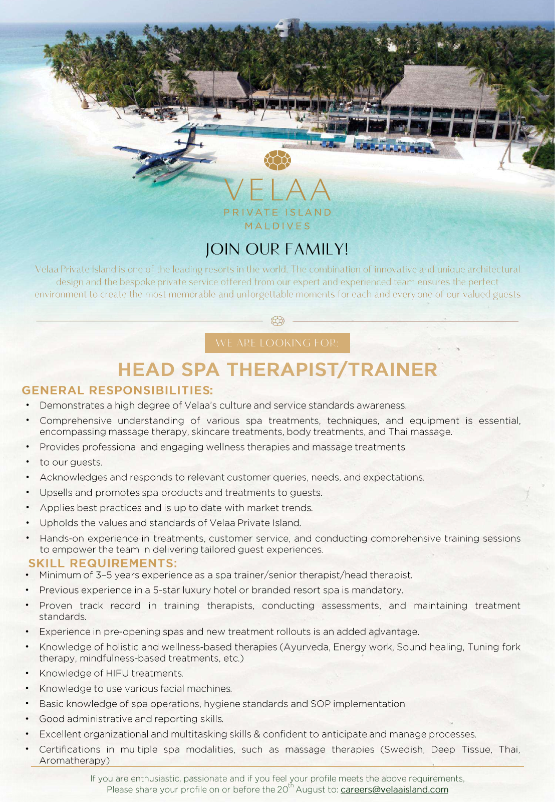 Оригинал объявления из источника job-maldives.com, страница 1