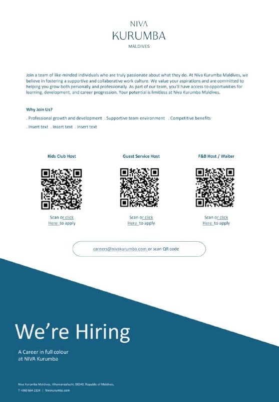 Оригинал объявления из источника t.me/jobmaldivess