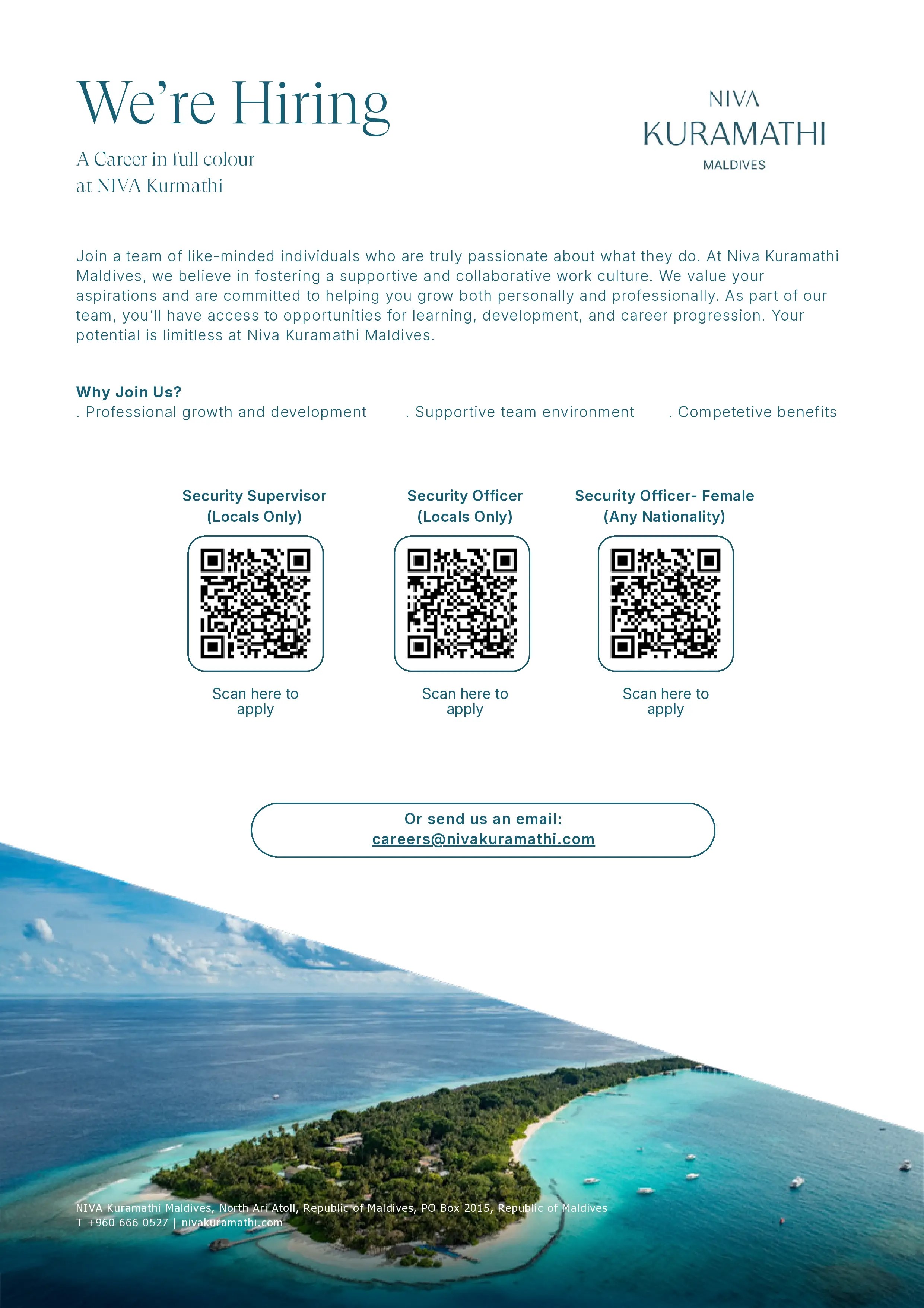 Оригинал объявления из источника job-maldives.com