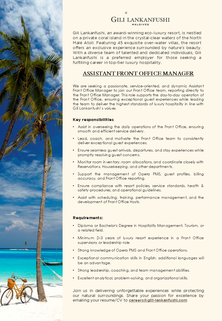 Оригинал объявления из источника job-maldives.com