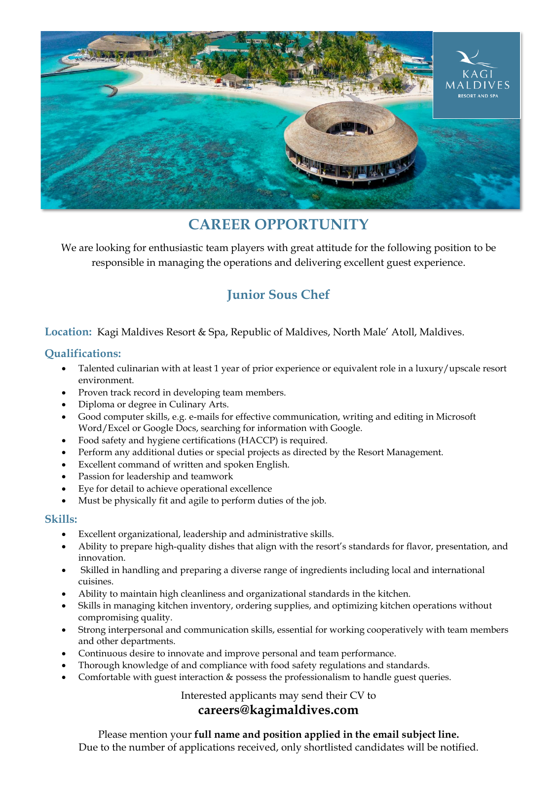 Оригинал объявления из источника job-maldives.com, страница 1