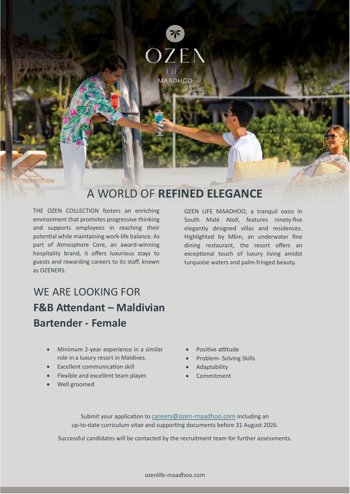 Оригинал объявления из источника job-maldives.com, страница 1
