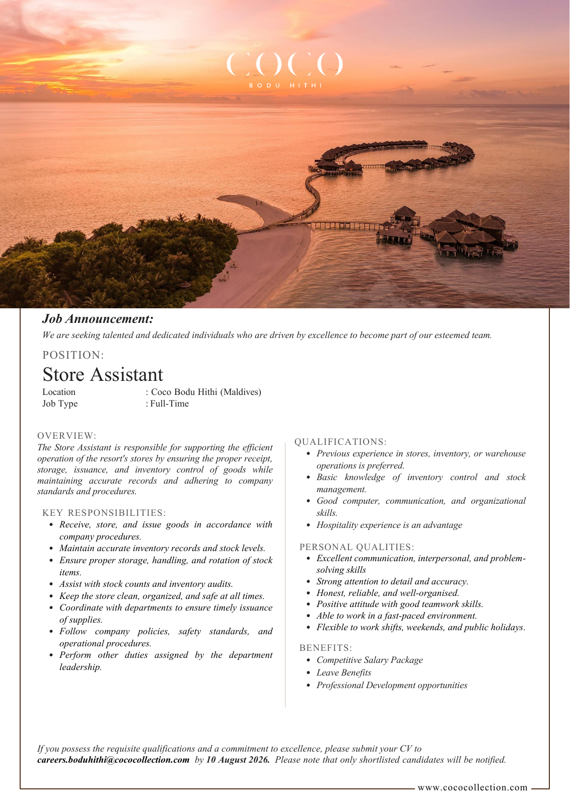 Оригинал объявления из источника job-maldives.com, страница 1