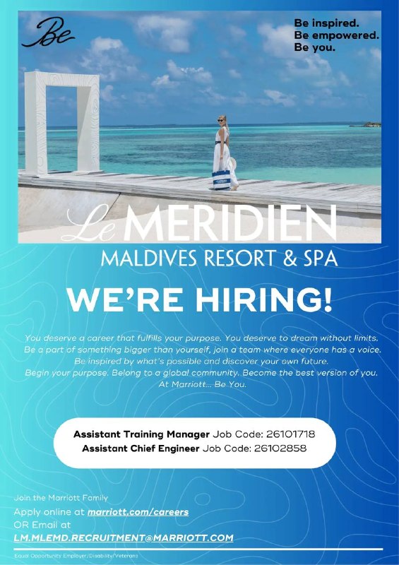 Оригинал объявления из источника t.me/jobmaldivess