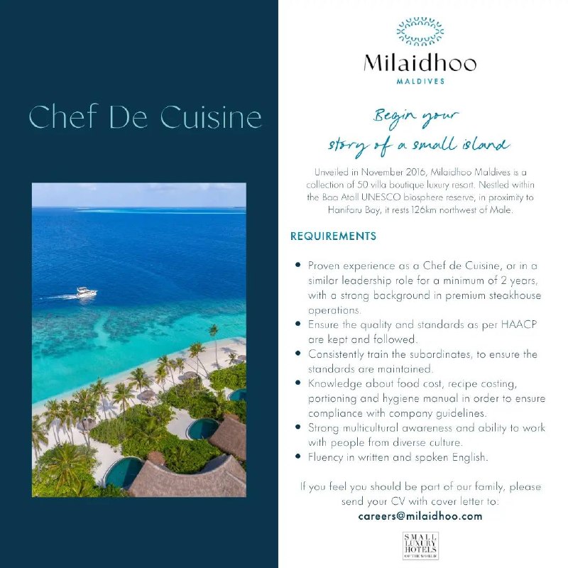 Оригинал объявления из источника t.me/jobmaldivess