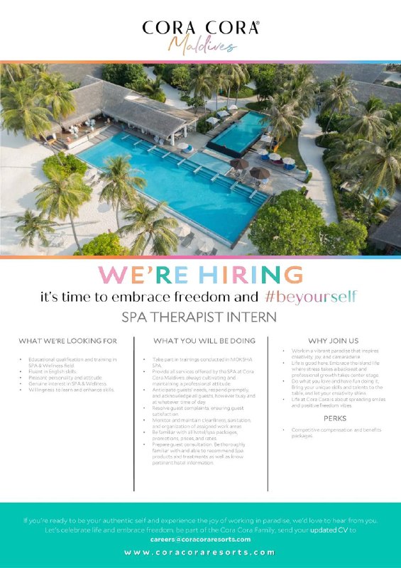 Оригинал объявления из источника t.me/jobmaldivess