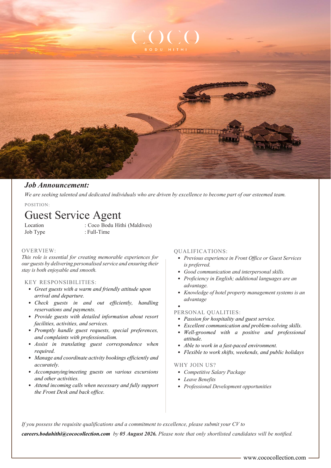 Оригинал объявления из источника job-maldives.com, страница 1