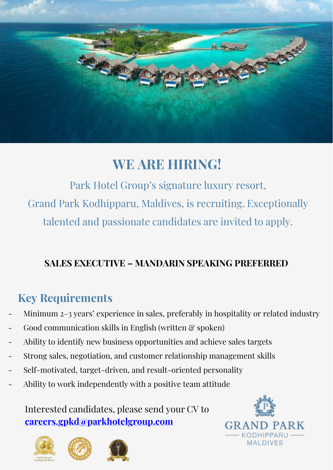 Оригинал объявления из источника job-maldives.com, страница 1