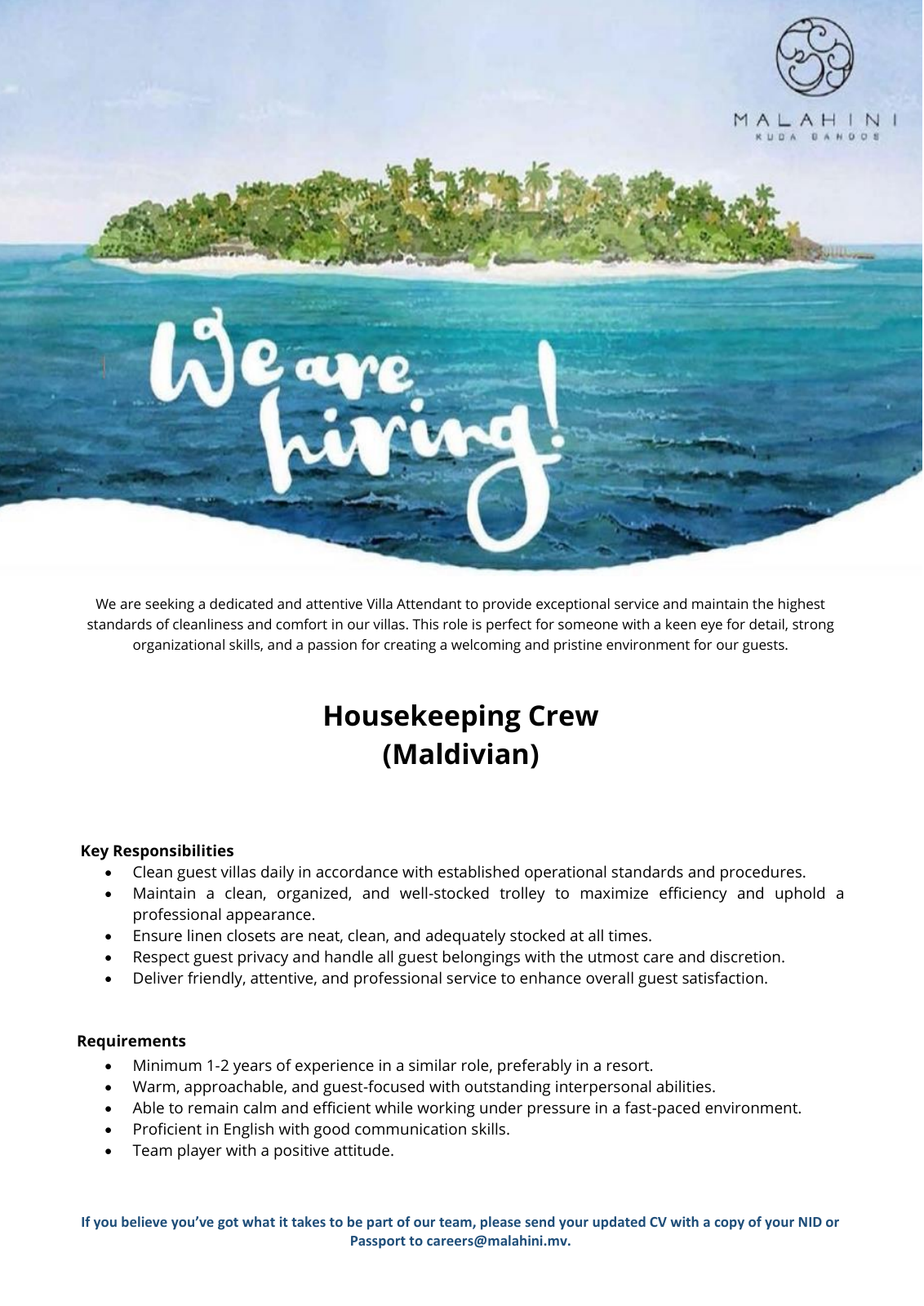 Оригинал объявления из источника job-maldives.com, страница 1