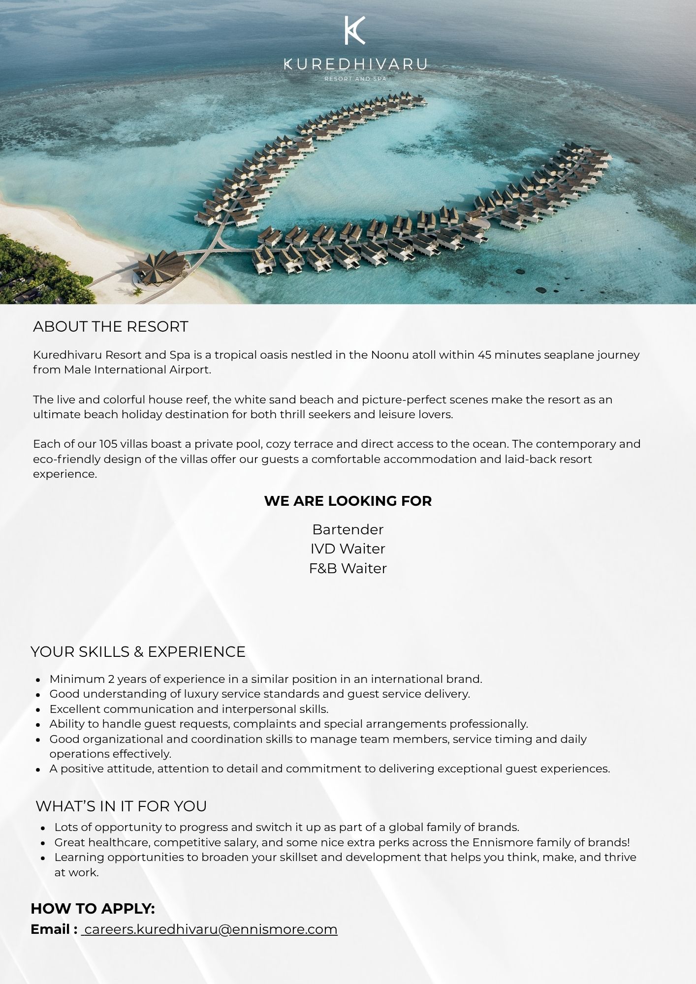 Оригинал объявления из источника job-maldives.com