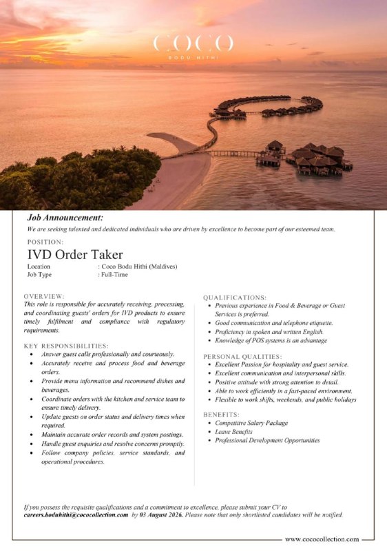 Оригинал объявления из источника t.me/jobmaldivess