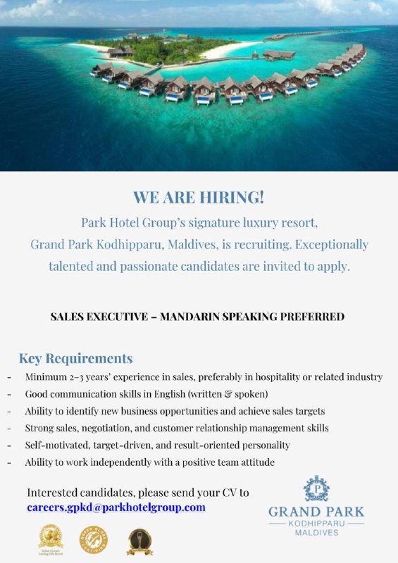 Оригинал объявления из источника t.me/jobmaldivess