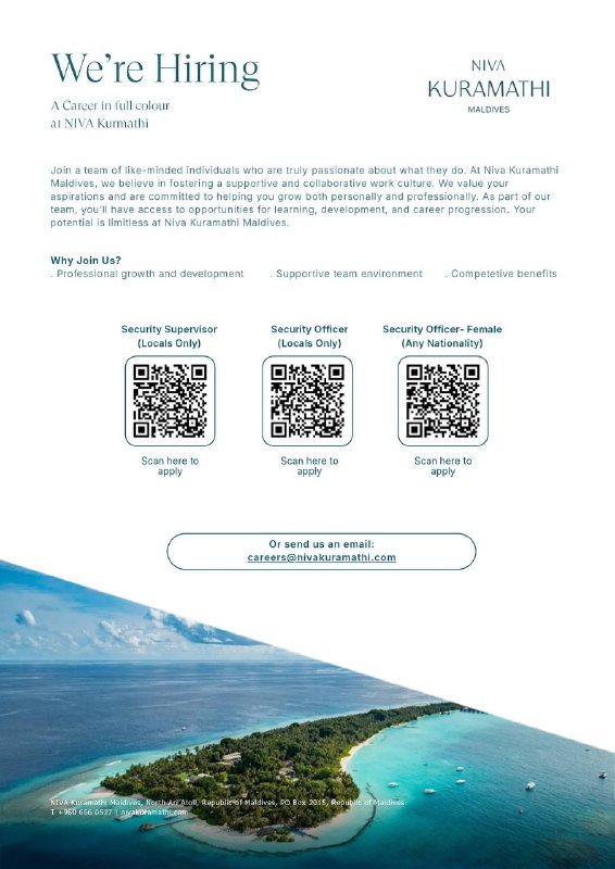 Оригинал объявления из источника t.me/jobmaldivess