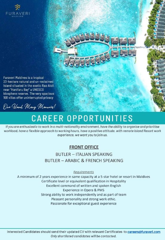 Оригинал объявления из источника t.me/jobmaldivess