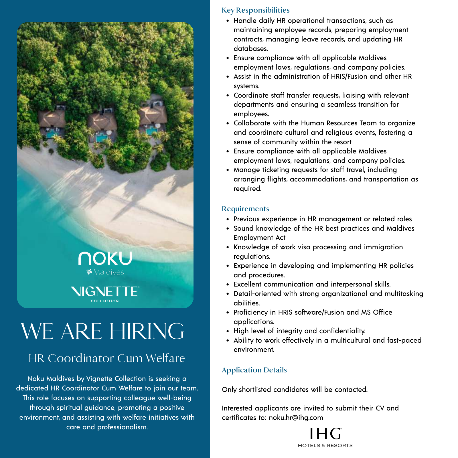 Оригинал объявления из источника job-maldives.com, страница 1