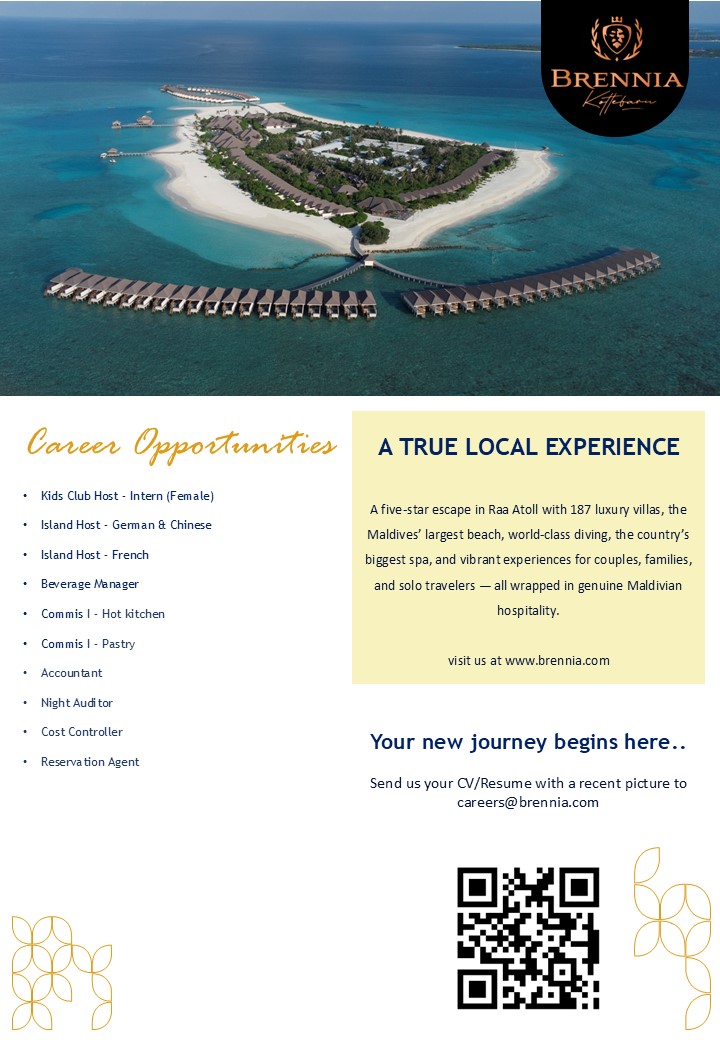 Оригинал объявления из источника job-maldives.com