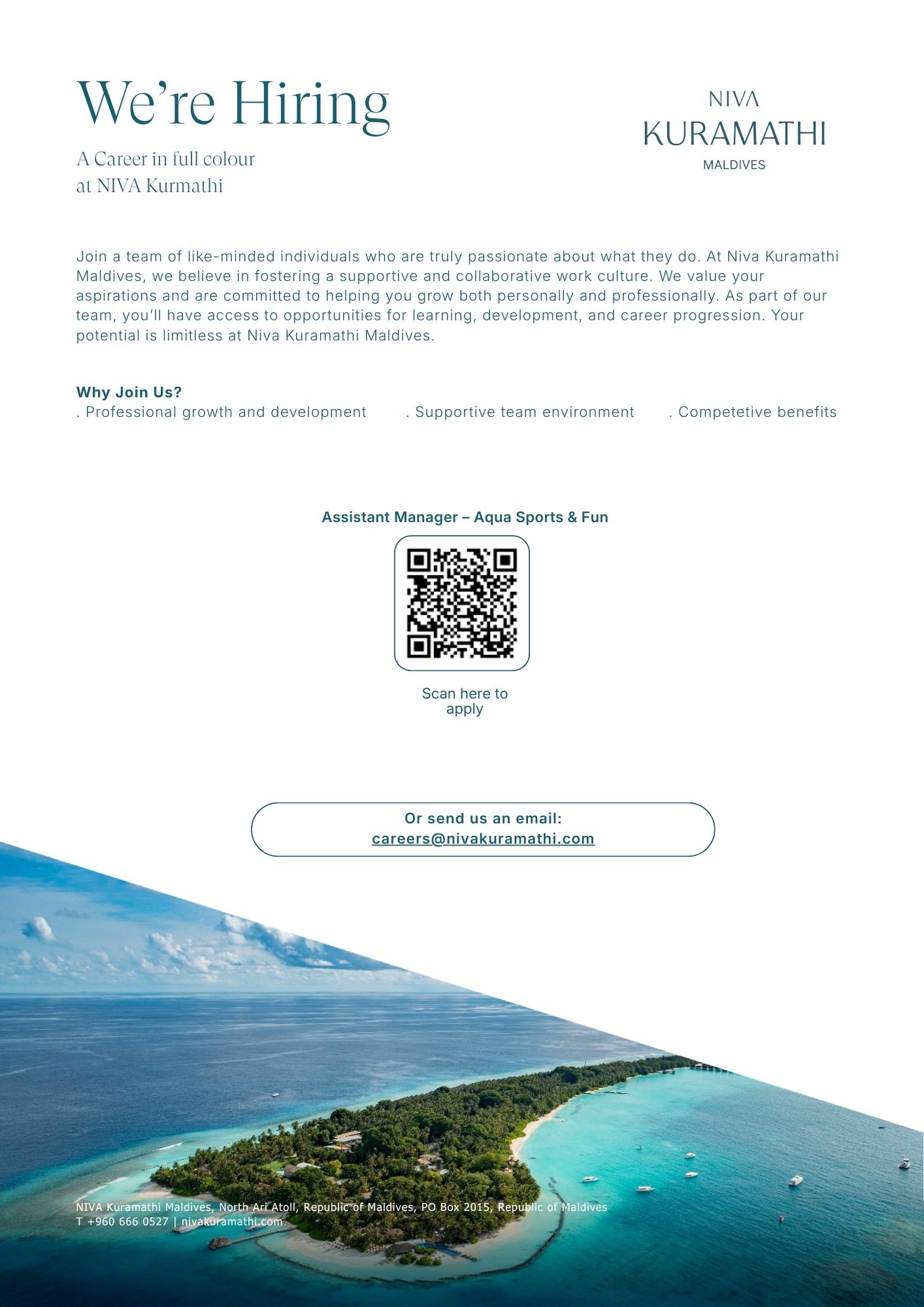 Оригинал объявления из источника job-maldives.com