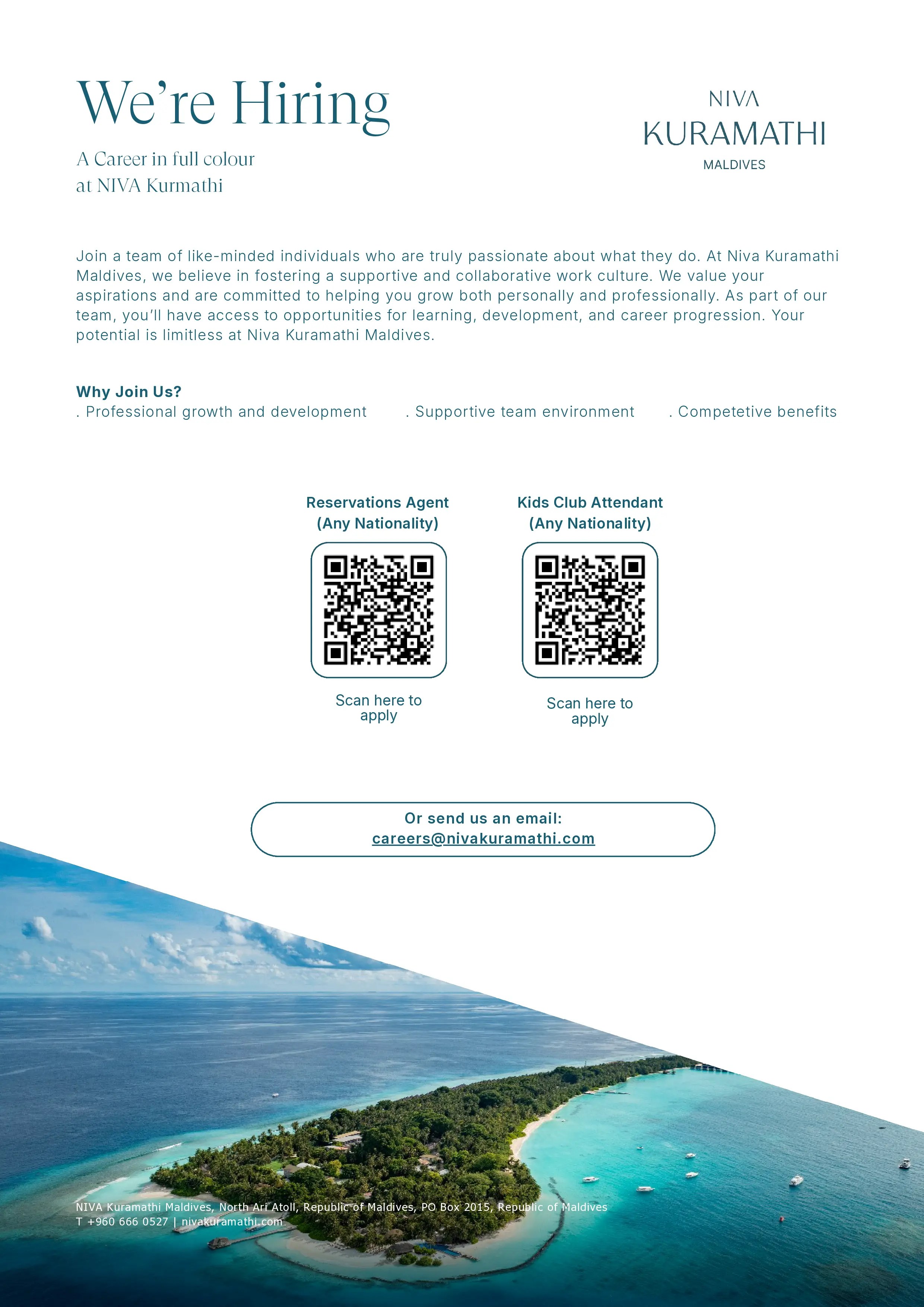 Оригинал объявления из источника job-maldives.com
