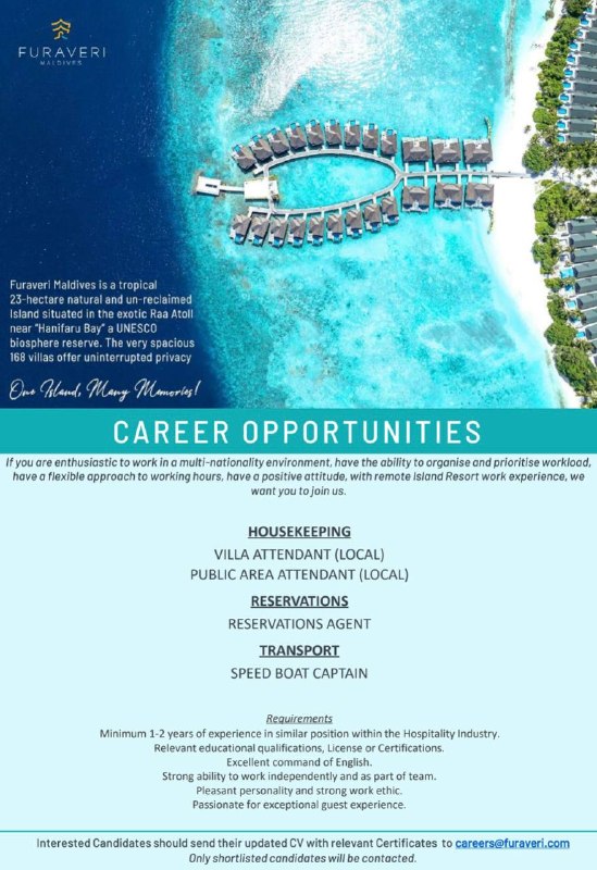 Оригинал объявления из источника t.me/jobmaldivess