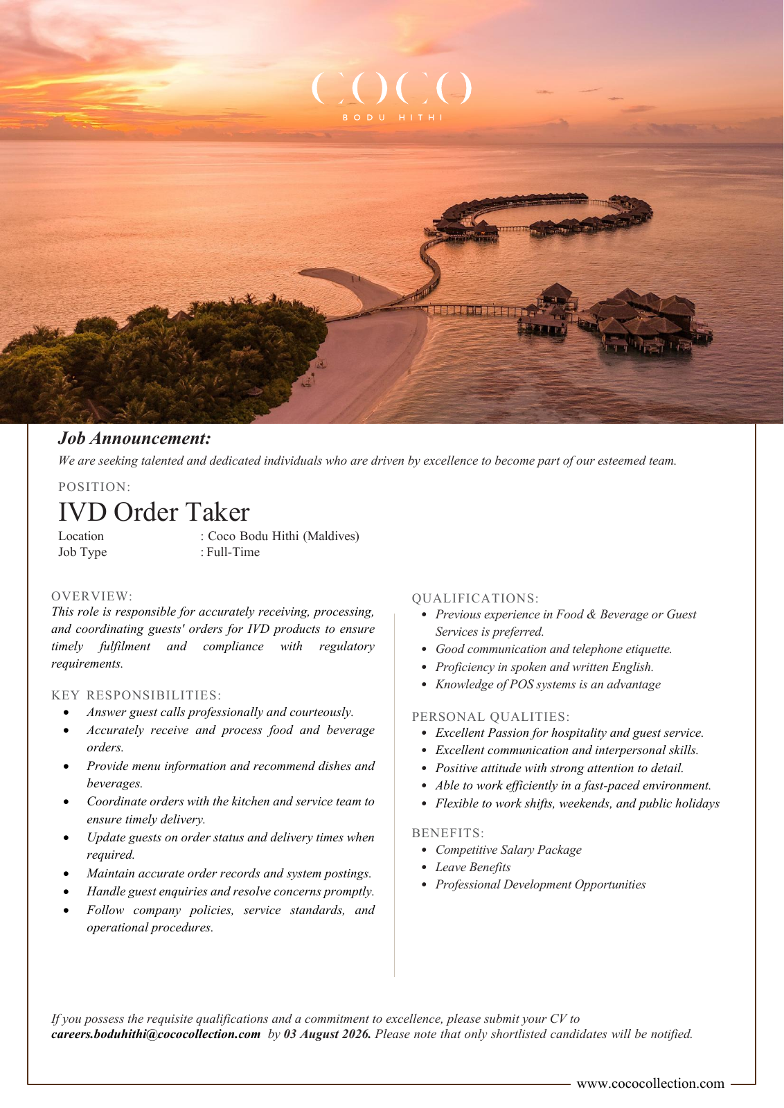 Оригинал объявления из источника job-maldives.com, страница 1