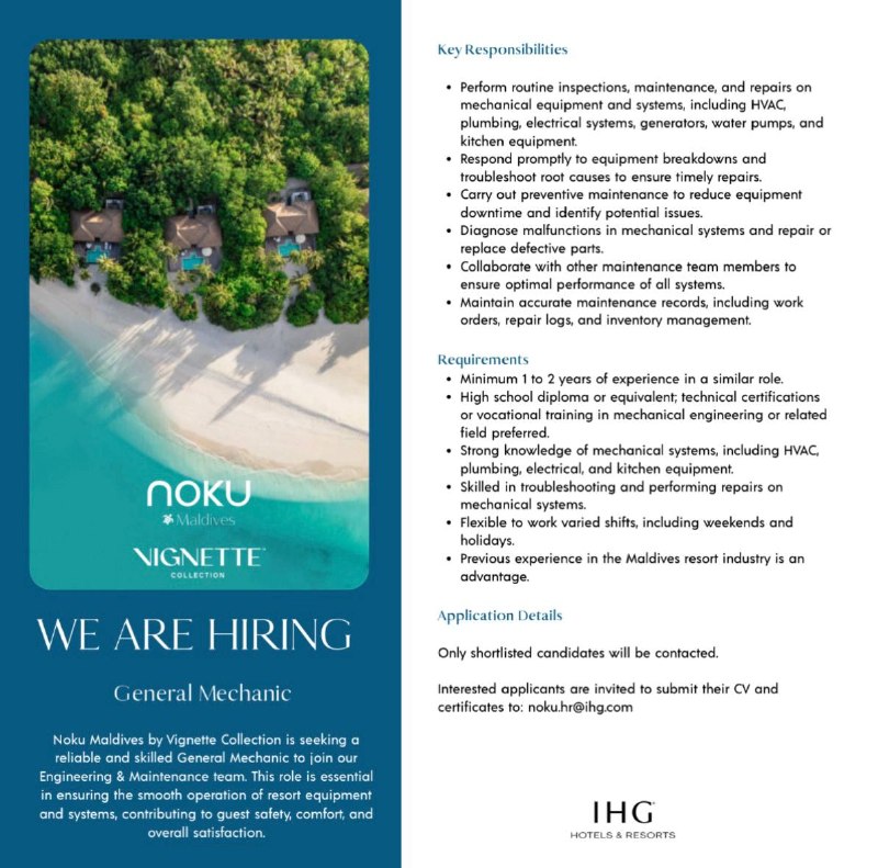 Оригинал объявления из источника t.me/jobmaldivess