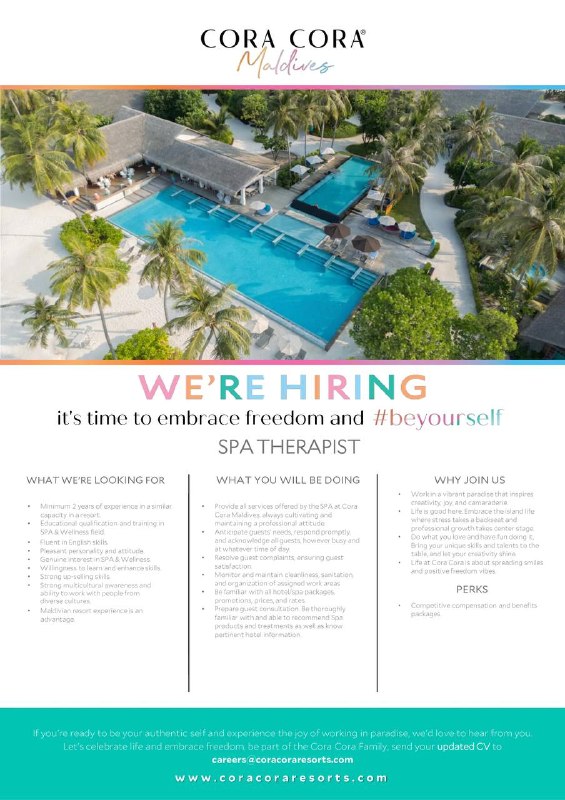 Оригинал объявления из источника t.me/jobmaldivess