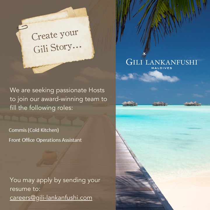 Оригинал объявления из источника job-maldives.com