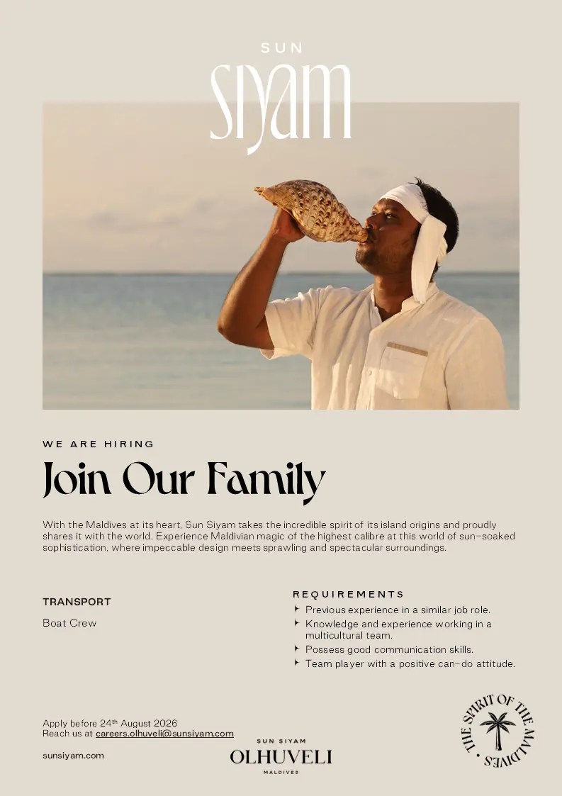 Оригинал объявления из источника job-maldives.com