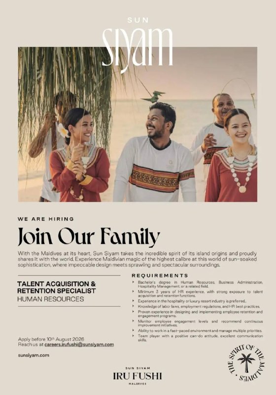 Оригинал объявления из источника t.me/jobmaldivess