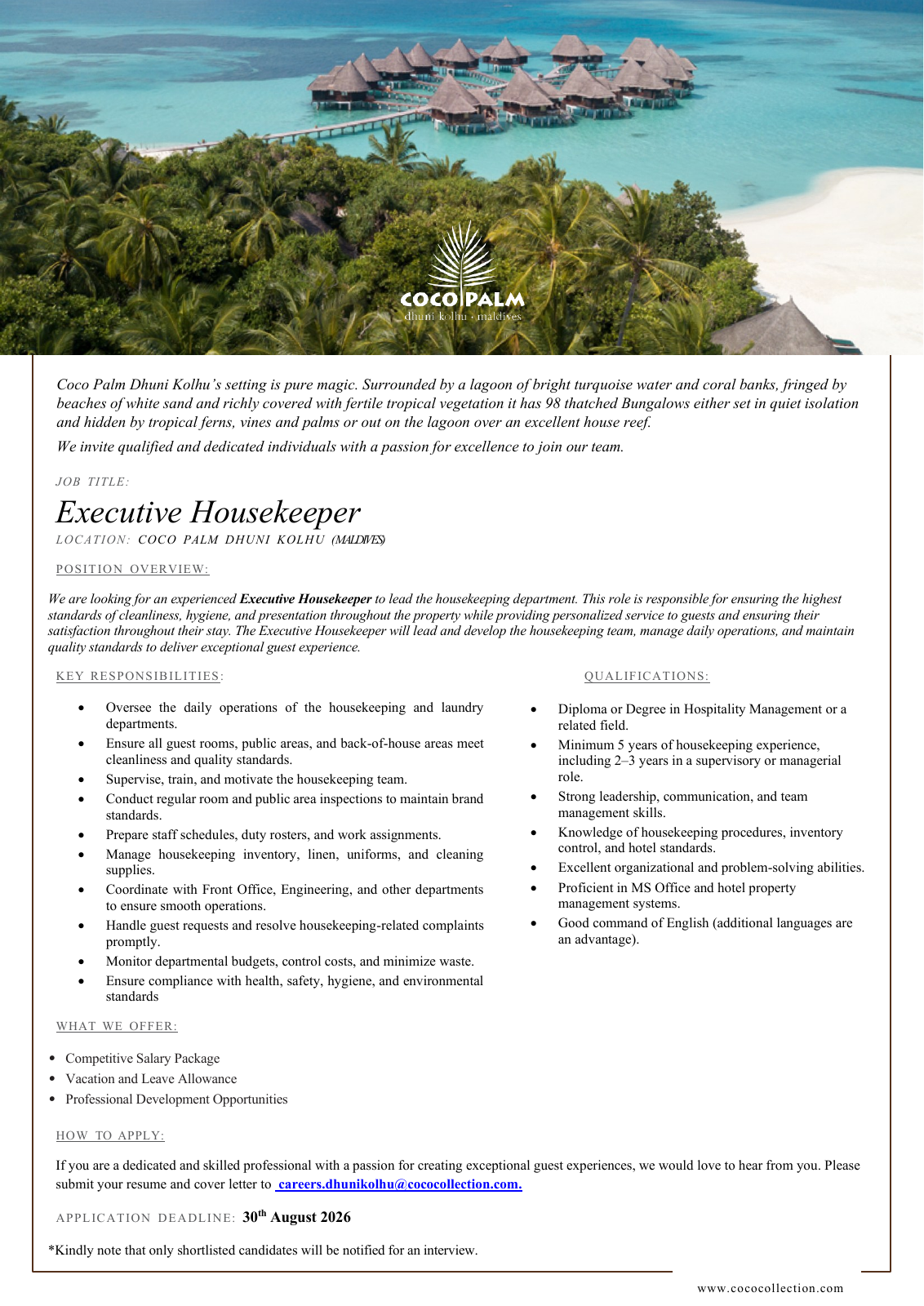 Оригинал объявления из источника job-maldives.com, страница 1