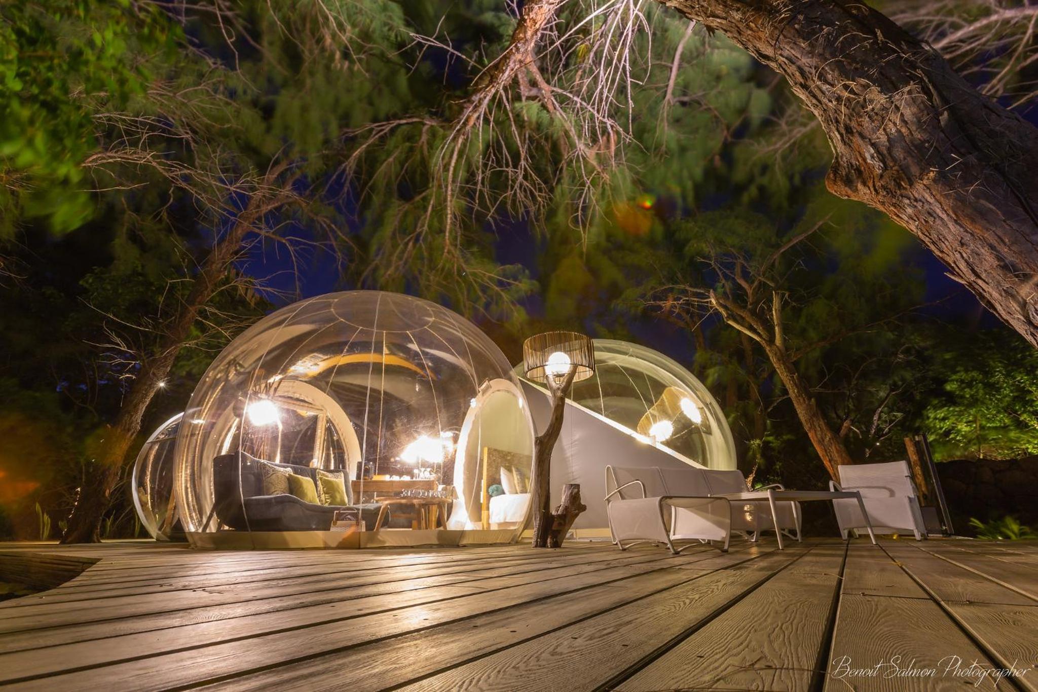 Bubble Lodge Ile aux Cerfs — вид курорта